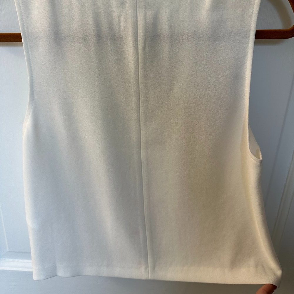 Club Monaco Cropped Tank - White - Size XS - Picture 4 of 5